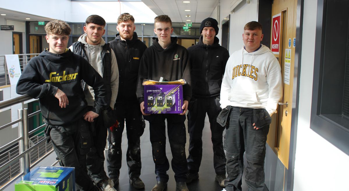 Six SERC Engineering apprentices pictured at the Lisburn campus.